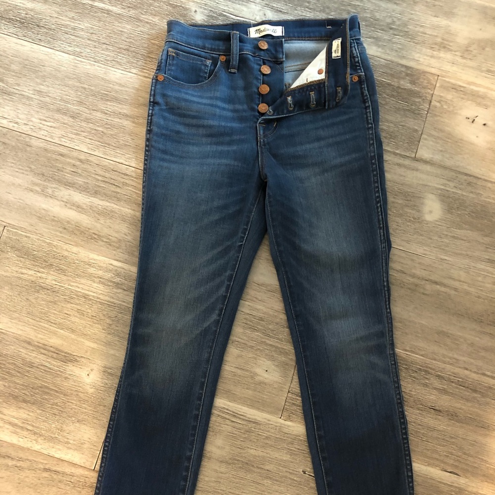 Madewell hight waist button up jeans